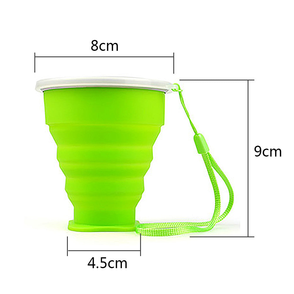 Silicone Retractable Folding Cup