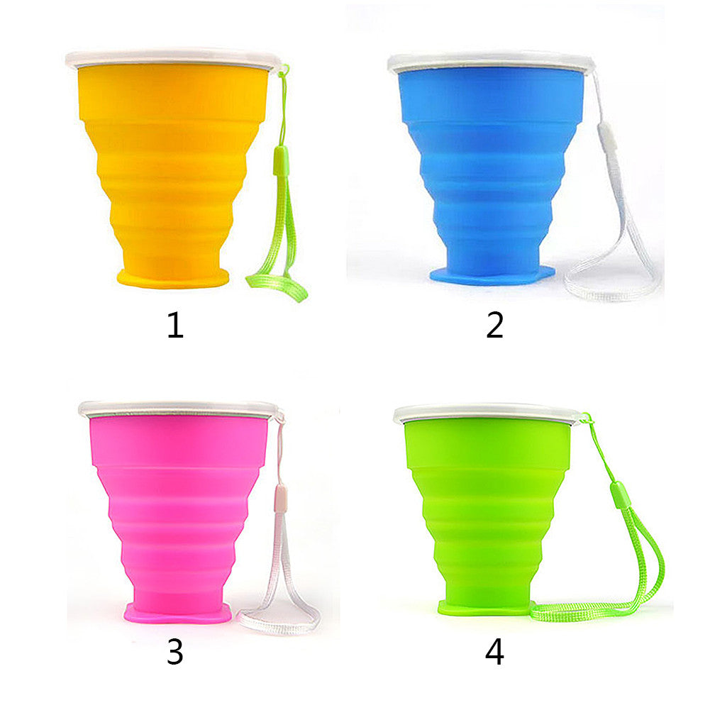 Silicone Retractable Folding Cup