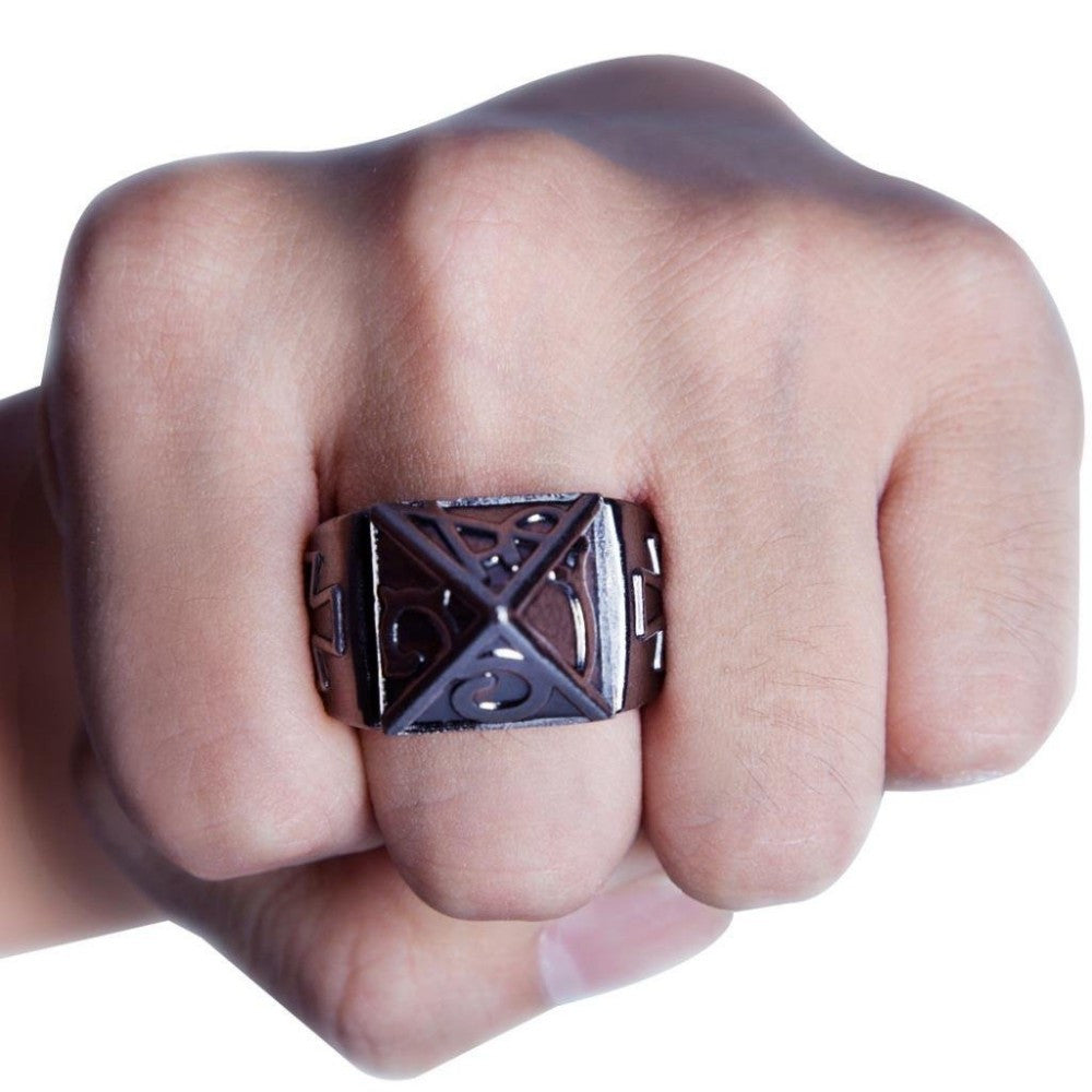 Self Defense Ring With Necklace