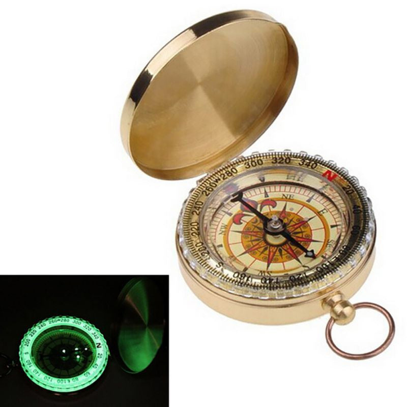 Portable Brass Pocket Compass