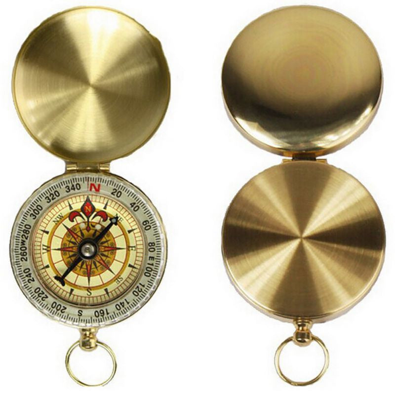 Portable Brass Pocket Compass