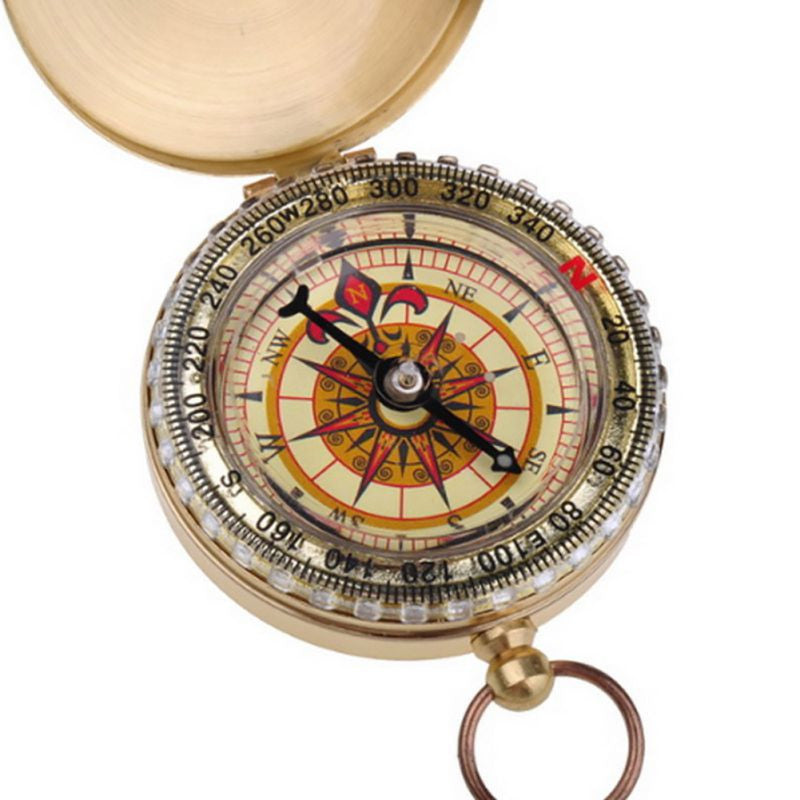 Portable Brass Pocket Compass