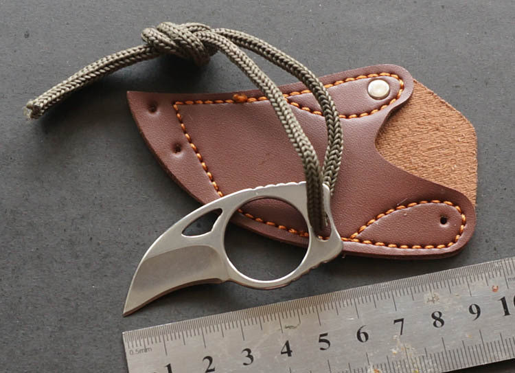 Pocket Karambit With Leather Sheath