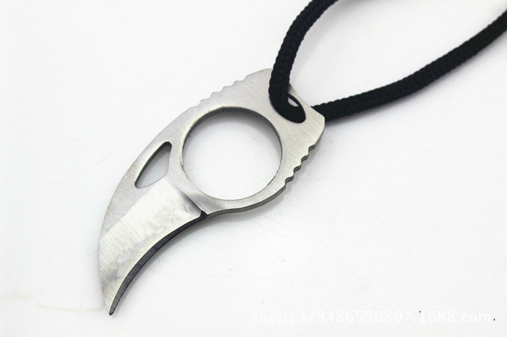 Pocket Karambit With Leather Sheath