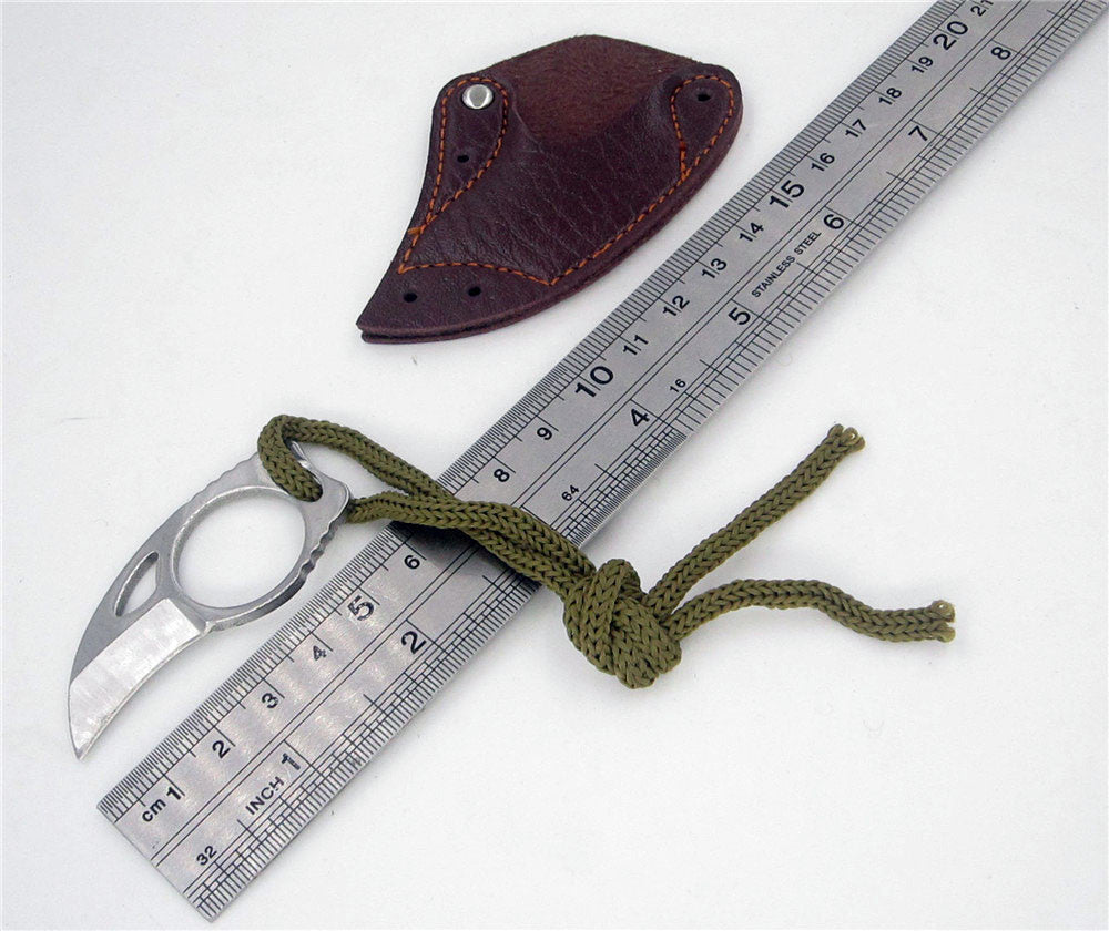 Pocket Karambit With Leather Sheath