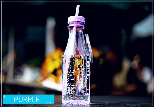 Portable Water Bottle With Straw