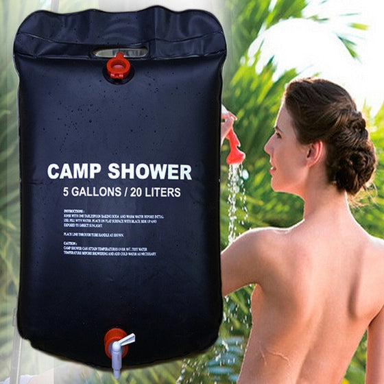 Foldable Solar Energy Heated Shower Bag