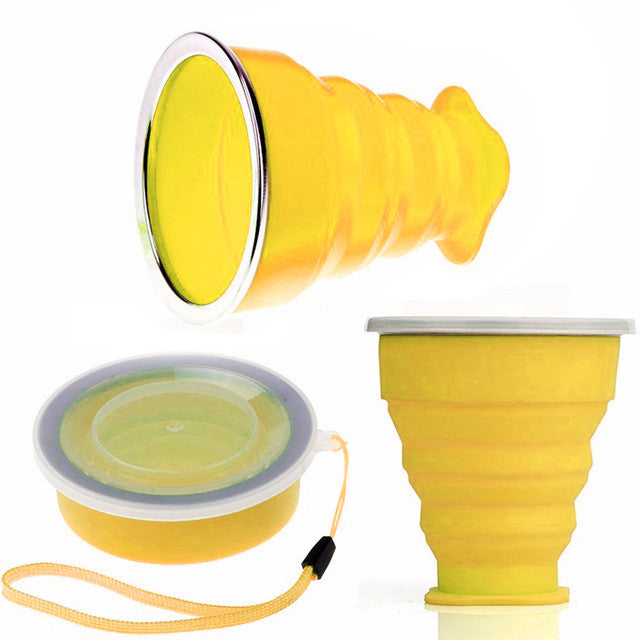 Silicone Retractable Folding Cup