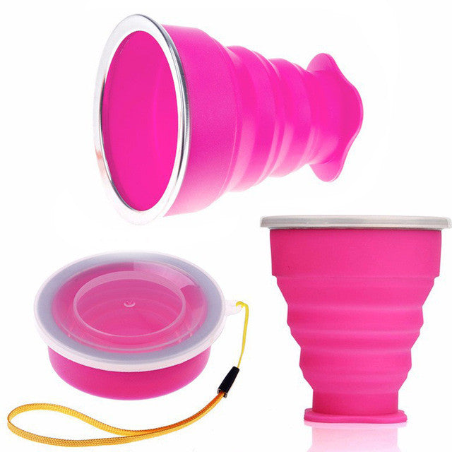 Silicone Retractable Folding Cup