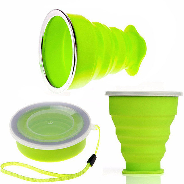 Silicone Retractable Folding Cup