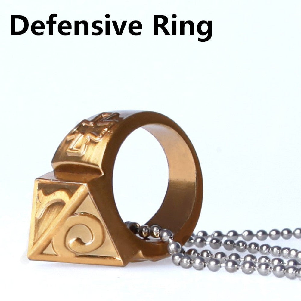 Self Defense Ring With Necklace